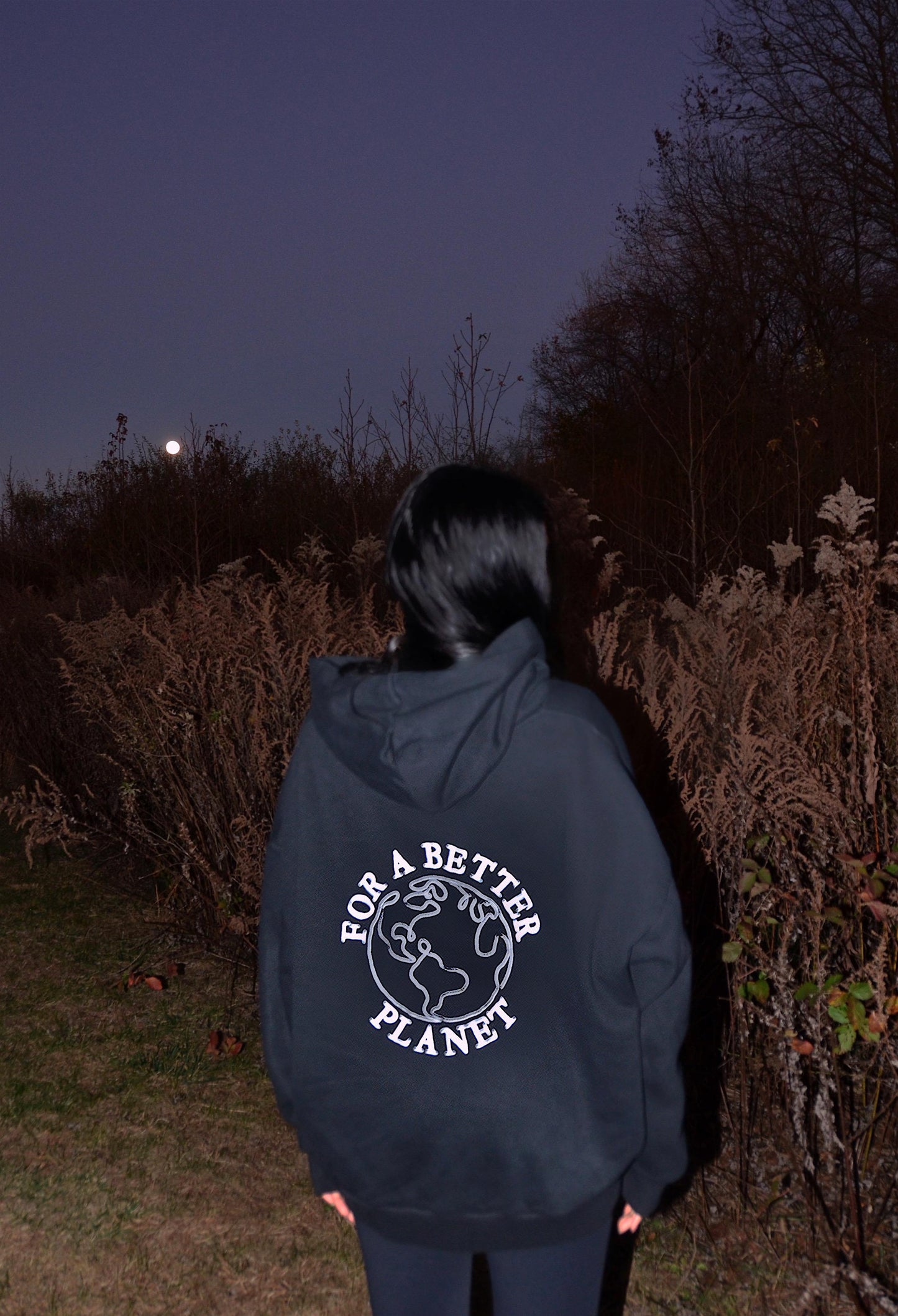Oversized 100% Organic Cotton Hoodie - Unisex